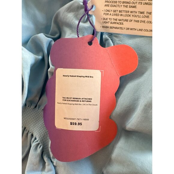 Yitty Women's Nearly Naked Shaping Midi Bra Light Blue Plus size 5X NWT New - Picture 3 of 5